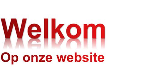 Welkom op onze website! 